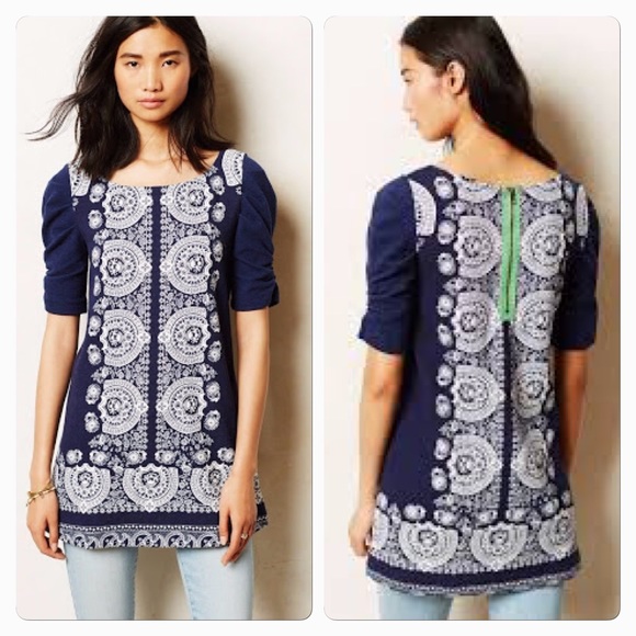 {Anthro} Akemi + Kin Manet Tunic Dress - Picture 1 of 6